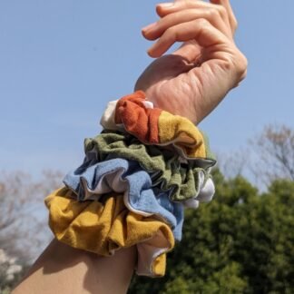 Thumri - Eco Scrunchies | Herbal Dyed | Organic Cotton | FLAT 50% OFF