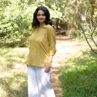 Rewa- Comfy Popover Shirt | Naturally Dyed | Organic Cotton