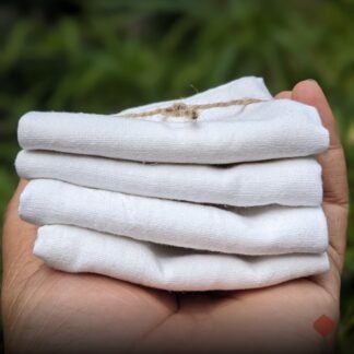 Komal Rumal - Super Soft Handkerchiefs | Sparkling White
